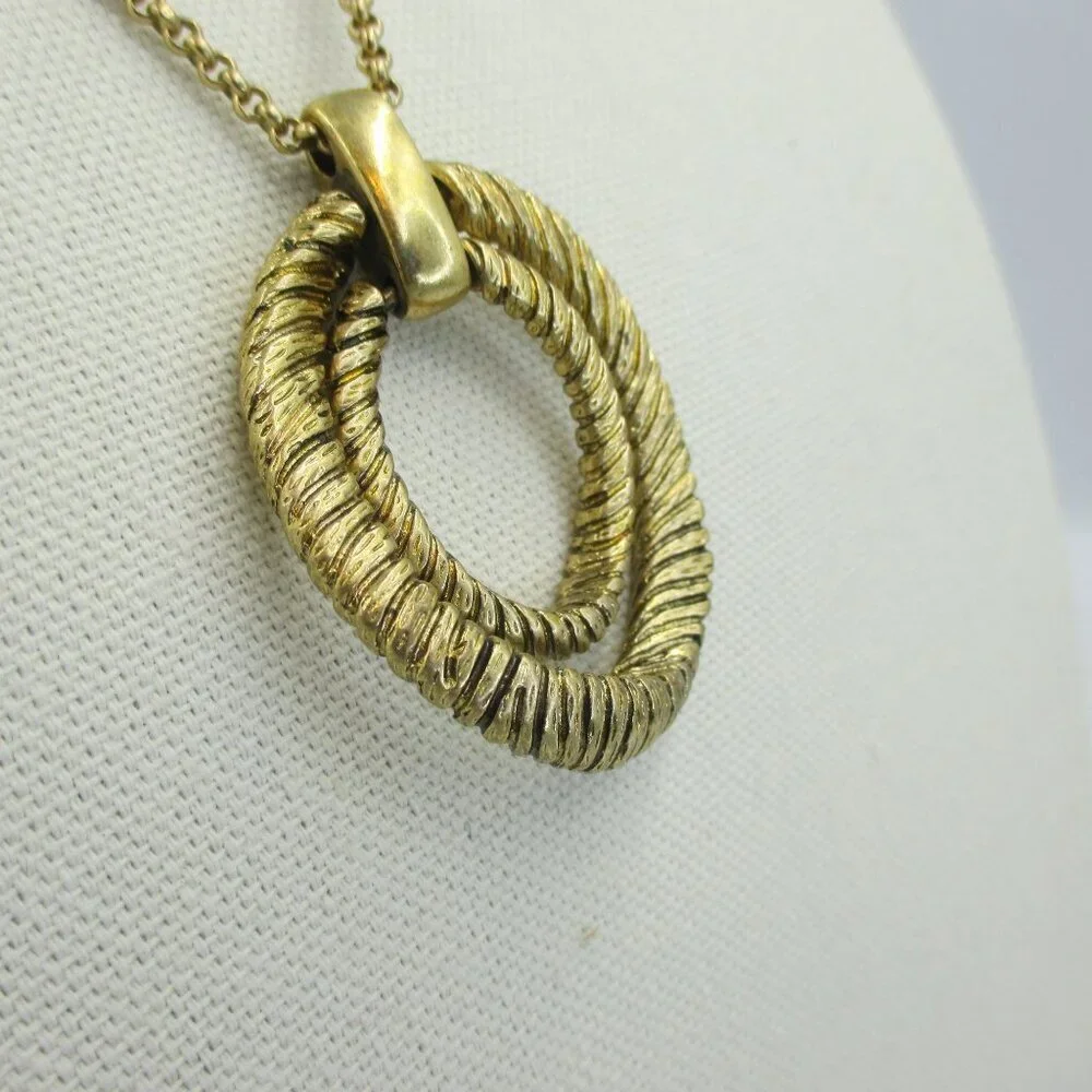 Chico's Gold Tone Adjustable Necklace Art to Wear NEW $49 - Picture 7 of 10